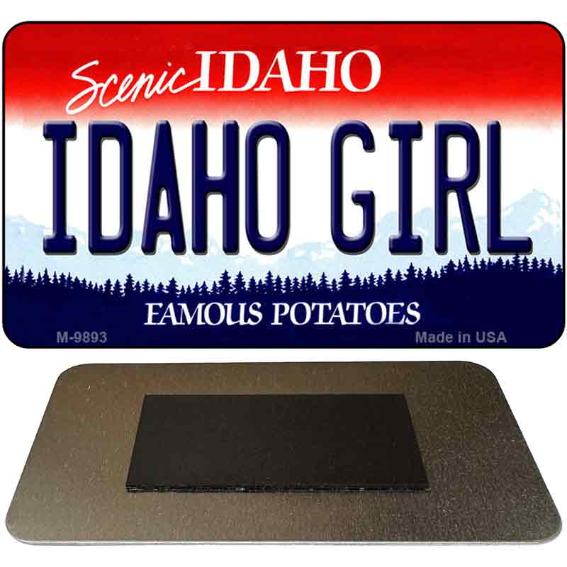 Idaho Girl Idaho State Metal Novelty Magnet M-9893