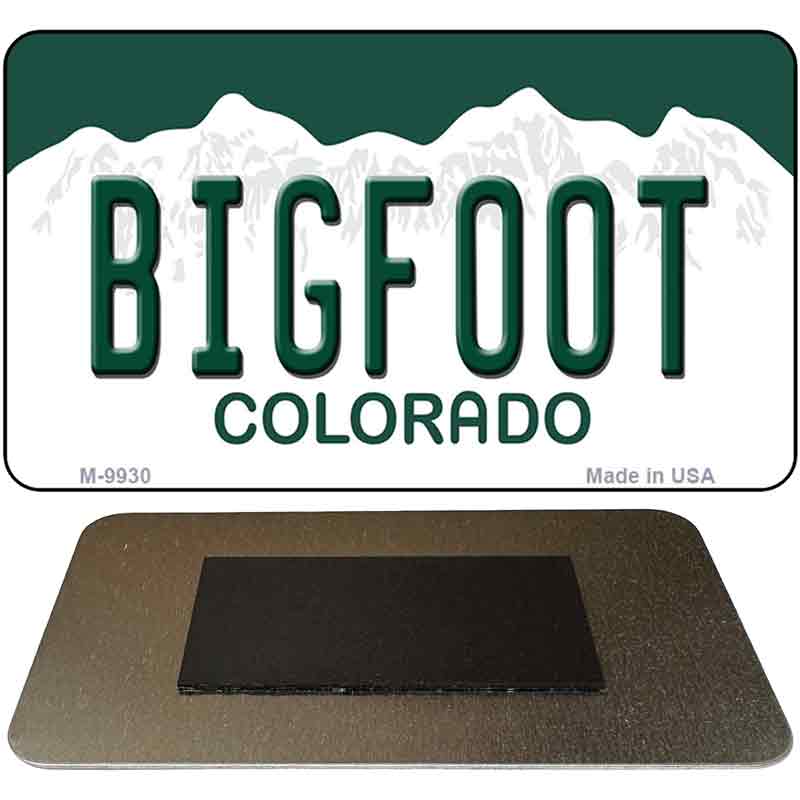 Bigfoot Colorado Metal Novelty Magnet M-9930
