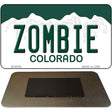 Zombie Colorado State Metal Novelty Magnet M-9939