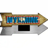 Wyoming Novelty Metal Arrow Sign 8" x 2.25" (MA)
