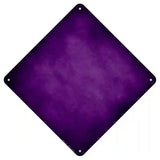 Purple Oil Rubbed Novelty Metal Crossing Sign 8.5" (MCX)