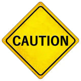 Caution Novelty Metal Crossing Sign 8.5" (MCX)
