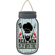 Real Men Play With Fire Novelty Metal Mason Jar Sign