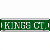 Kings Ct Novelty Metal Street Sign 12" x 3" (MK)