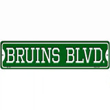 Bruins Blvd Novelty Metal Street Sign 12" x 3" (MK)