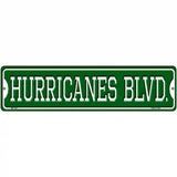 Hurricanes Blvd Novelty Metal Street Sign 12" x 3" (MK)