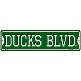 Ducks Blvd Novelty Metal Street Sign 12" x 3" (MK)