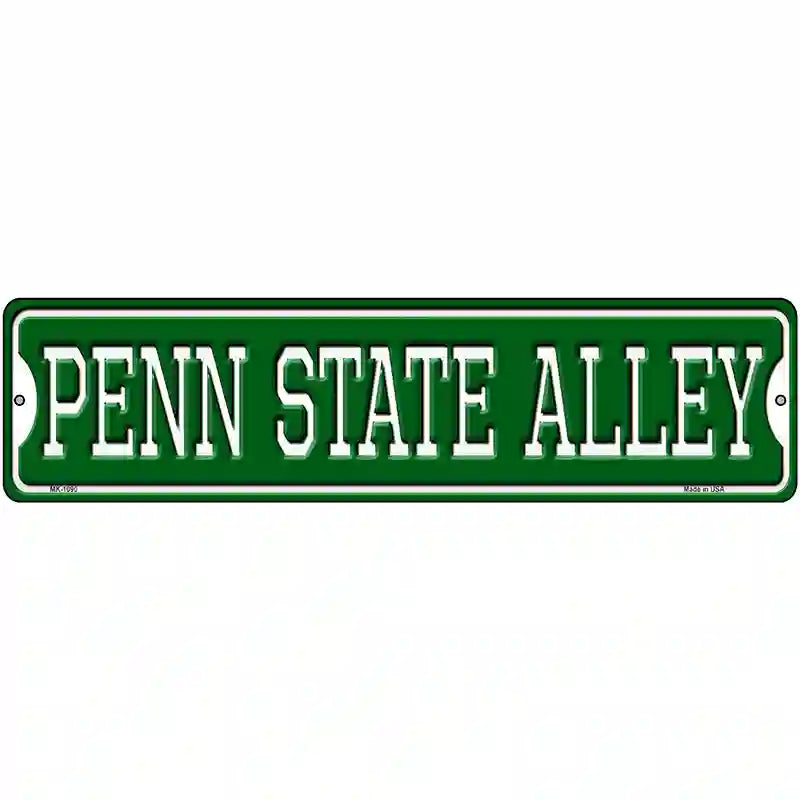 Penn State Alley Novelty Metal Street Sign 12" x 3" (MK)