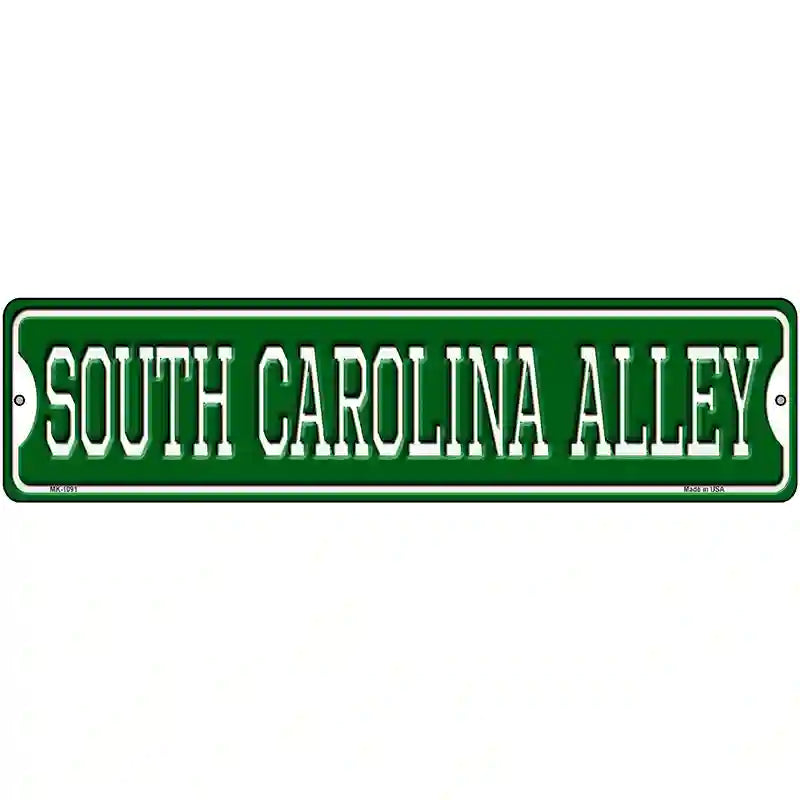 South Carolina Alley Novelty Metal Street Sign 12" x 3" (MK)