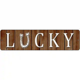 Lucky Novelty Metal Street Sign 12" x 3" (MK)