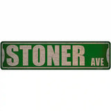 Stoner Ave Novelty Metal Street Sign 12" x 3" (MK)