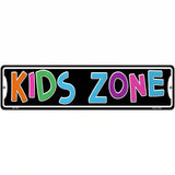 Kids Zone Novelty Metal Street Sign 12" x 3" (MK)