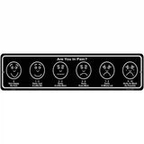Are You In Pain Novelty Metal Street Sign 12" x 3" (MK)