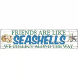 Seashells Novelty Metal Street Sign 12" x 3" (MK)