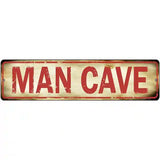 Man Cave Novelty Metal Street Sign 12" x 3" (MK)