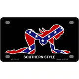 Southern Style Sexy Novelty Metal License Plate 4" x 2.2" (MLP)
