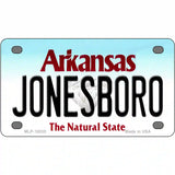 Jonesboro Arkansas Metal Novelty License Plate 4" x 2.2" (MLP)