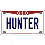 Hunter Ohio Metal Novelty License Plate 4" x 2.2" (MLP)