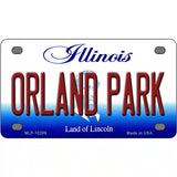 Orland Park Illinois Metal Novelty License Plate 4" x 2.2" (MLP)