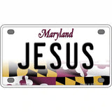 Jesus Maryland Metal Novelty License Plate 4" x 2.2" (MLP)