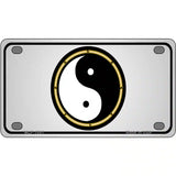 Yin And Yang Novelty Metal License Plate 4" x 2.2" (MLP)