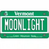 Moonlight Vermont Metal Novelty License Plate 4" x 2.2" (MLP)