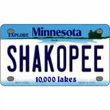 Shakopee Minnesota State Novelty License Plate 4" x 2.2" (MLP)