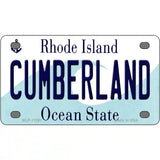 Cumberland Rhode Island State License Plate Novelty License Plate 4" x 2.2" (MLP)