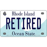 Retired Rhode Island State License Plate Novelty License Plate 4" x 2.2" (MLP)