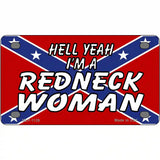 Redneck Woman Novelty Metal License Plate 4" x 2.2" (MLP)