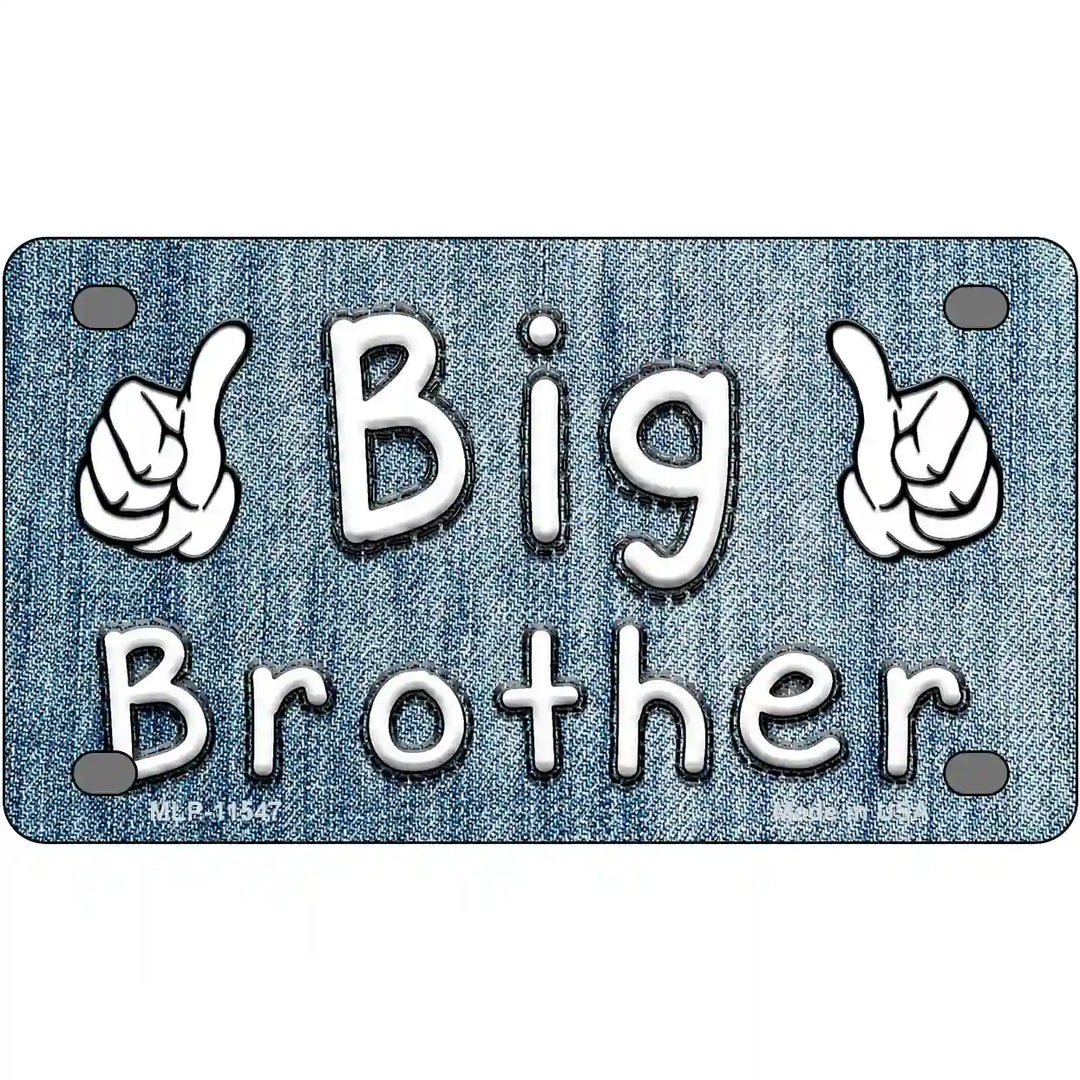 Big Brother Novelty License Plate 4" x 2.2" (MLP)