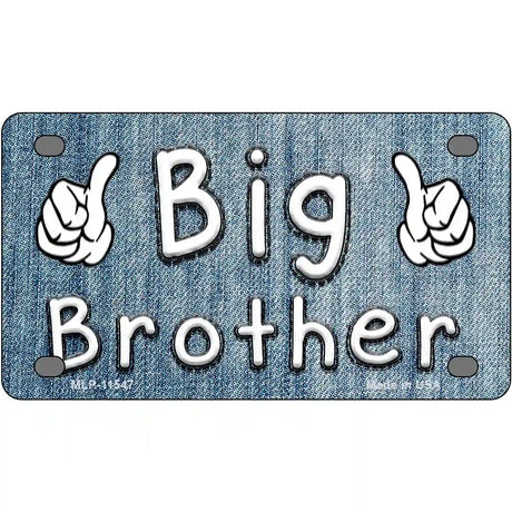Big Brother Novelty License Plate 4" x 2.2" (MLP)
