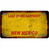 New Mexico Rusty Blank Novelty License Plate 4" x 2.2" (MLP)