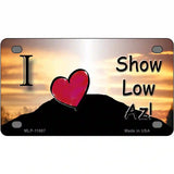 Show Low Hilltop Arizona Novelty License Plate 4" x 2.2" Mini (MLP)