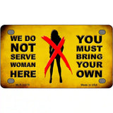 Bring Your Own Novelty Metal License Plate 4" x 2.2" (MLP)