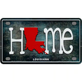Louisiana Home State Outline Novelty License Plate 4" x 2.2" (MLP)