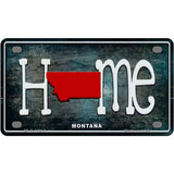 Montana Home State Outline Novelty License Plate 4" x 2.2" (MLP)