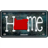 Oregon Home State Outline Novelty License Plate 4" x 2.2" (MLP)