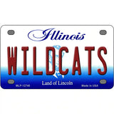 Wildcats Novelty Metal License Plate 4" x 2.2" (MLP)
