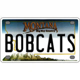 Bobcats Novelty Metal License Plate 4" x 2.2" (MLP)