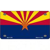 Arizona Small Star Novelty Metal License Plate 4" x 2.2" (MLP)