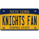Black Knights Fan Novelty Metal License Plate 4" x 2.2" (MLP)