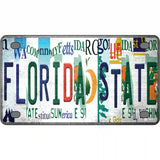 Florida State Strip Art Novelty Metal License Plate Tag 4" x 2.2" Mini (MLP)