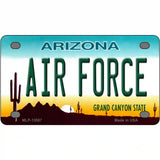 Air Force Arizona Novelty Metal License Plate Tag 4" x 2.2" Mini (MLP)