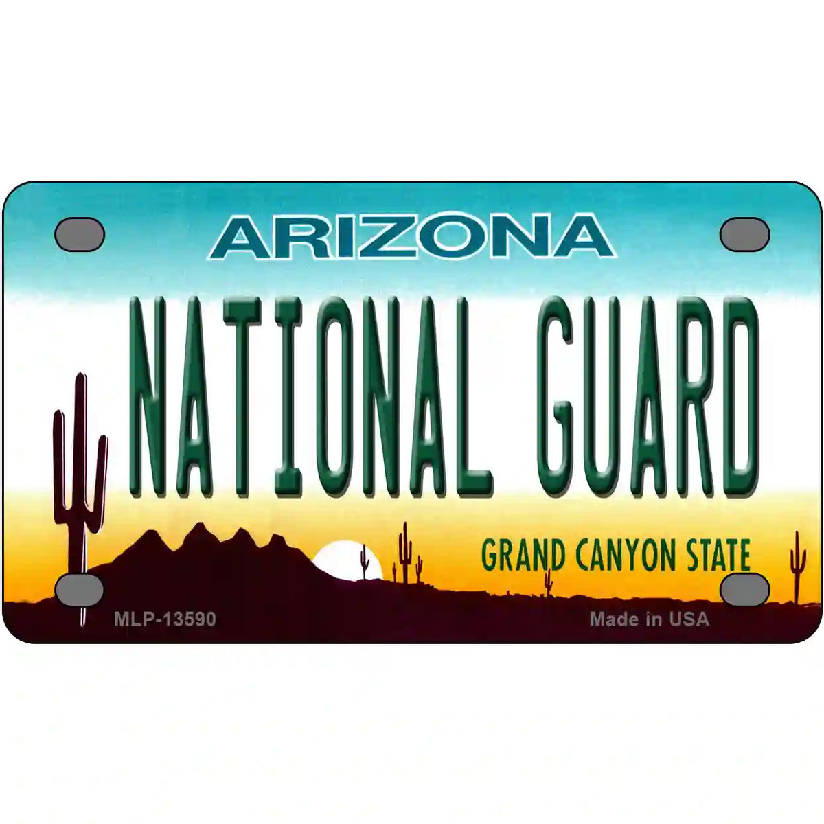 National Guard Arizona Novelty Plate | Smart Blonde