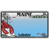 Maine Lobster Blank Novelty Metal License Plate 4" x 2.2" (MLP)