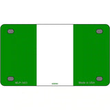 Nigeria Flag Metal Novelty License Plate 4" x 2.2" (MLP)