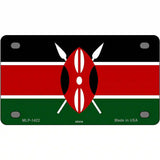 Kenya Flag Metal Novelty License Plate 4" x 2.2" (MLP)