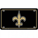 Fleur de lis Metal Novelty License Plate 4" x 2.2" (MLP)