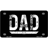 DAD Novelty Metal License Plate LP-14499